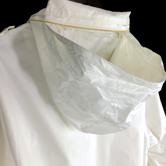 Neff Customs White And Gold Full Zip Hidden Hooded Unisex Jacket - Picture 13 of 13